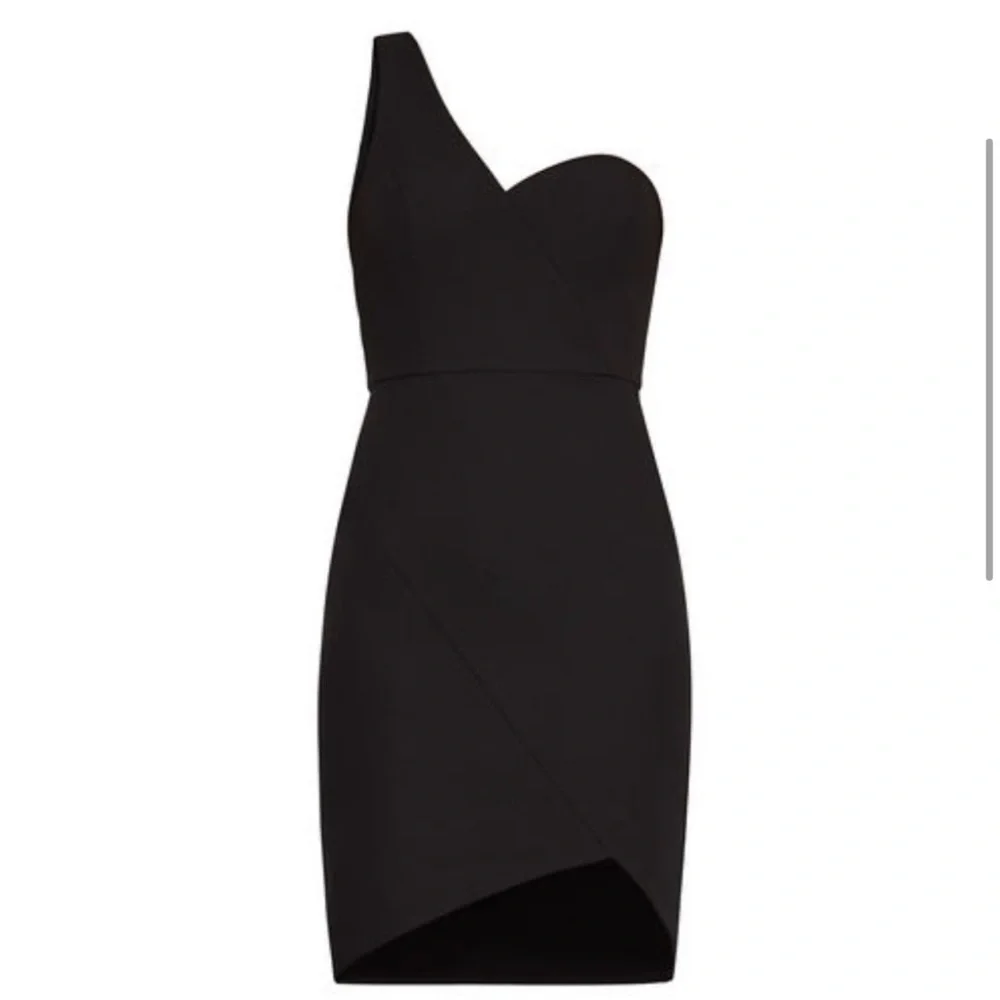 🆕 BCBGMAXAZRIA One Shoulder Mini Dress - Picture 4 of 6